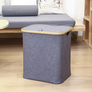 脏衣服收纳筐网红款分区衣服篓子高颜值有盖高级折叠换.衣篮火锅