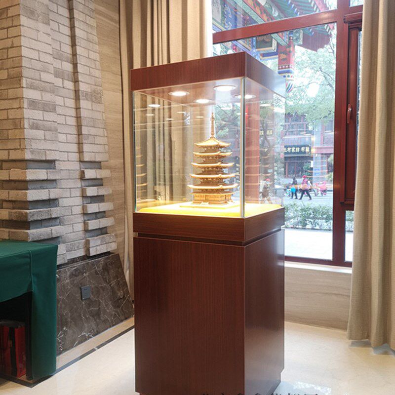 博物馆展柜古董h瓷器文物展示柜独立珠宝首饰玻璃柜台产品展览柜