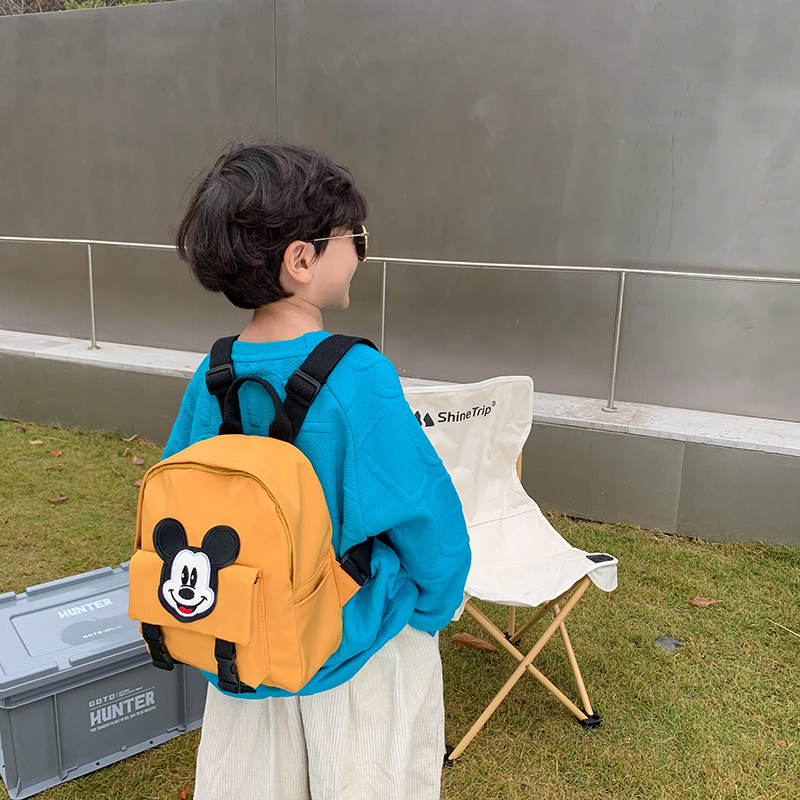 儿童尼龙双肩包女可爱卡通轻便幼儿园书包时尚P迷你宝宝小男童背