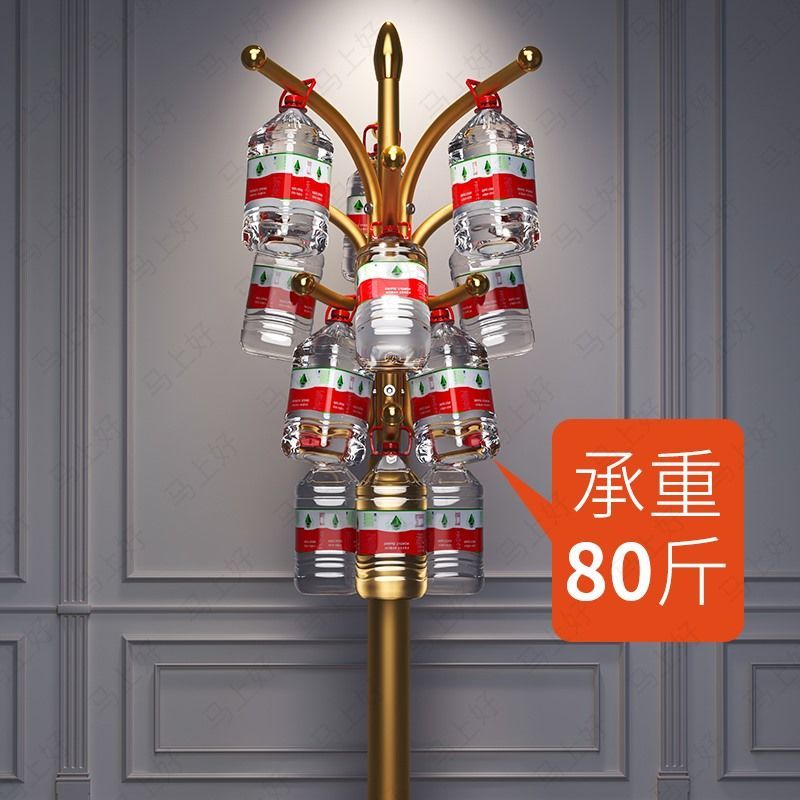 铁艺落地衣帽架家用客厅立式挂衣服架子多M功能简易衣架置物架单