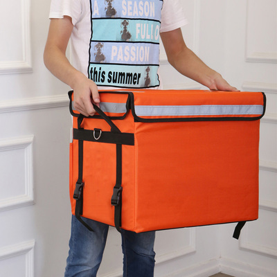 新款骑手装备外卖箱 送餐箱泡沫箱小号大号车载epSp泡沫保温箱加