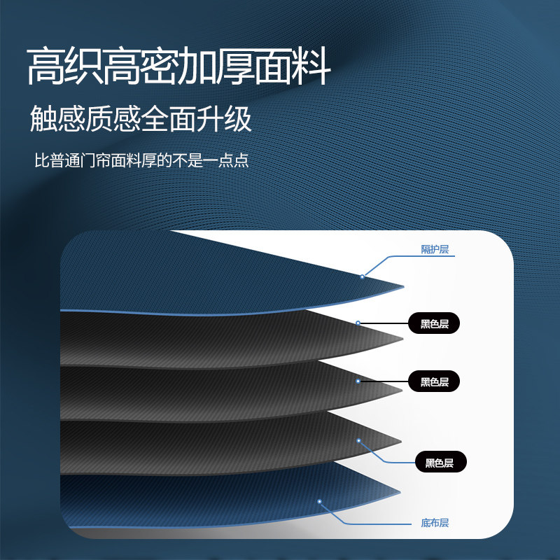 免打孔门帘隔断帘家用q空调防冷气夏季挡风卧室帘子厨房厕所遮挡