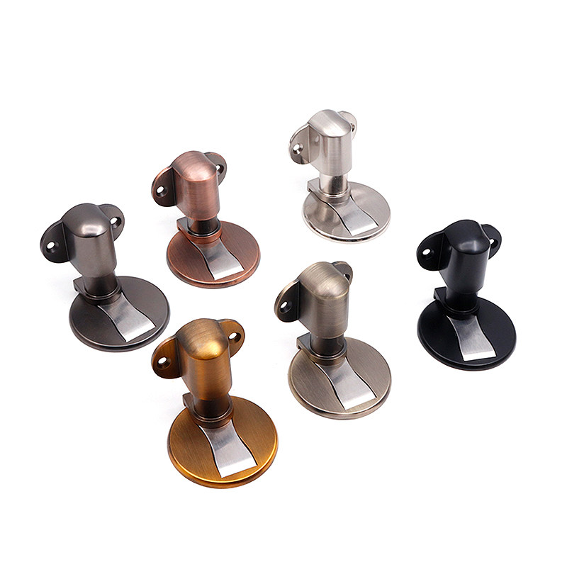 可调地板吸免打孔两用地吸木门防撞加高款强磁黑色房X门卫生间门