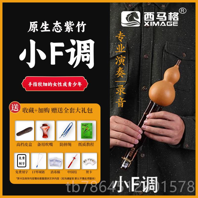 高档西马格葫芦套装丝专降业演奏天然紫竹大E大降B低音成人胡丝乐