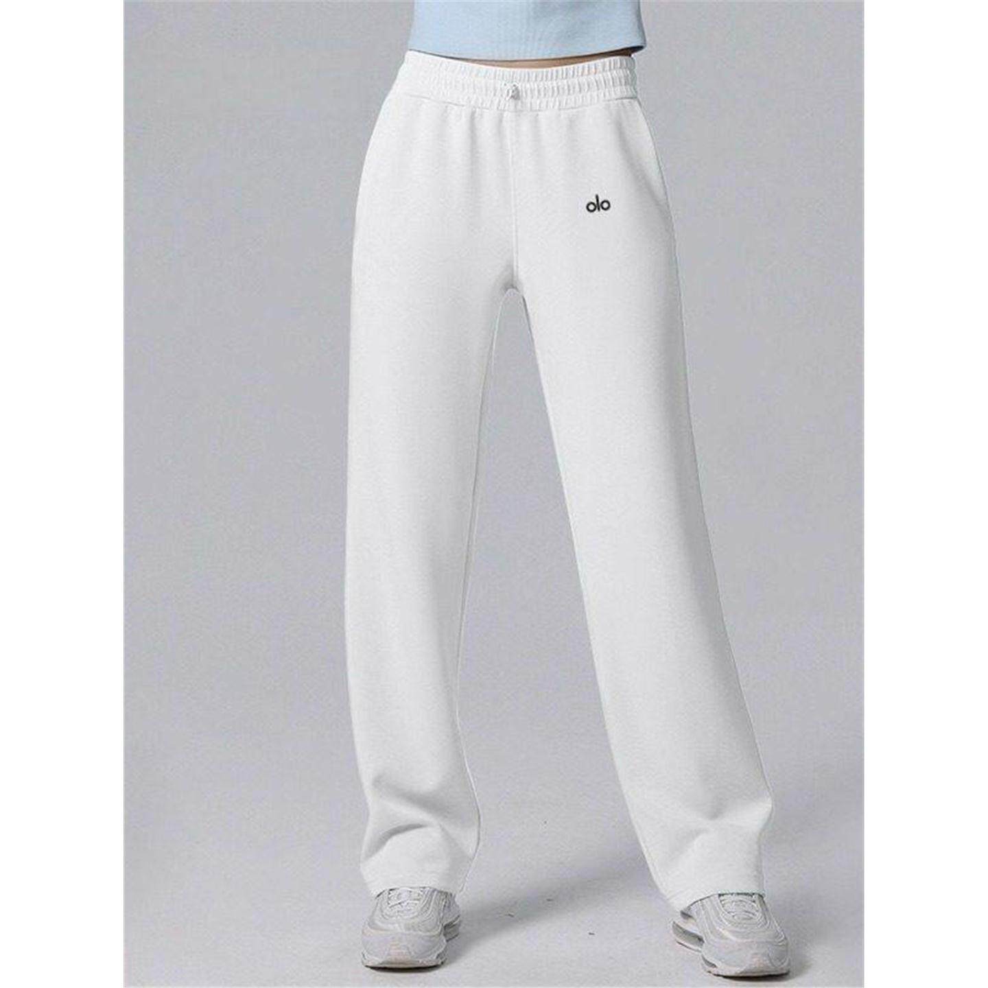 美国NOMALO女美国长裤高腰直筒专业垂感卫裤运动裤健身宽松跑步瑜