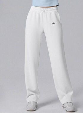 美国NOMALO女美国长裤高腰直筒专业垂感卫裤运动裤健身宽松跑步瑜