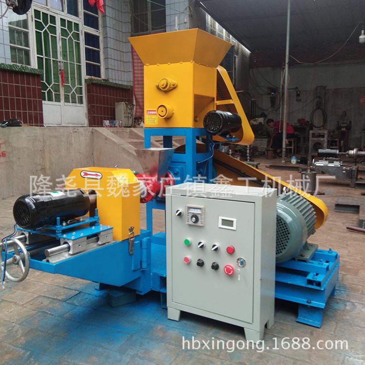 多功能70型宠物饲料膨化机家用狗粮膨化机自熟鱼饲料颗粒机