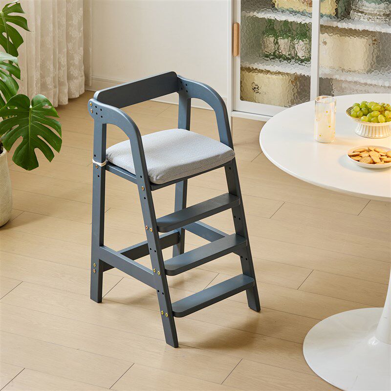 实木儿童餐椅成长学习椅宝宝升降餐桌椅子婴儿吃饭专用座椅高脚凳