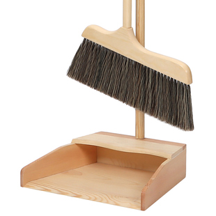 精选博丽雅扫地笤帚猪鬃毛扫把簸箕套装家用单个扫帚组合软毛扫头