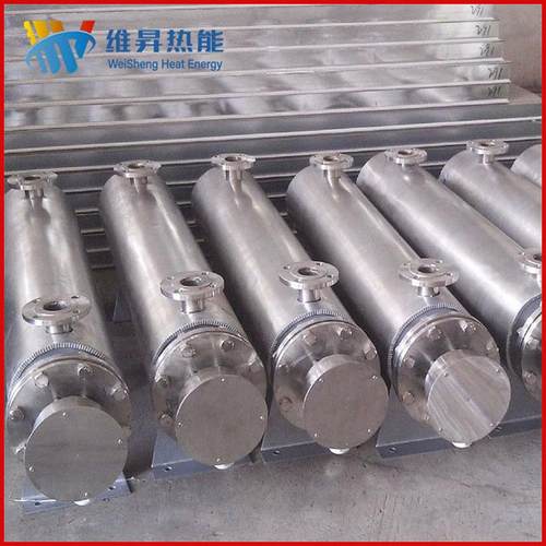 防爆污水管道加热器耐酸碱性电加热器非标供应液体加热器