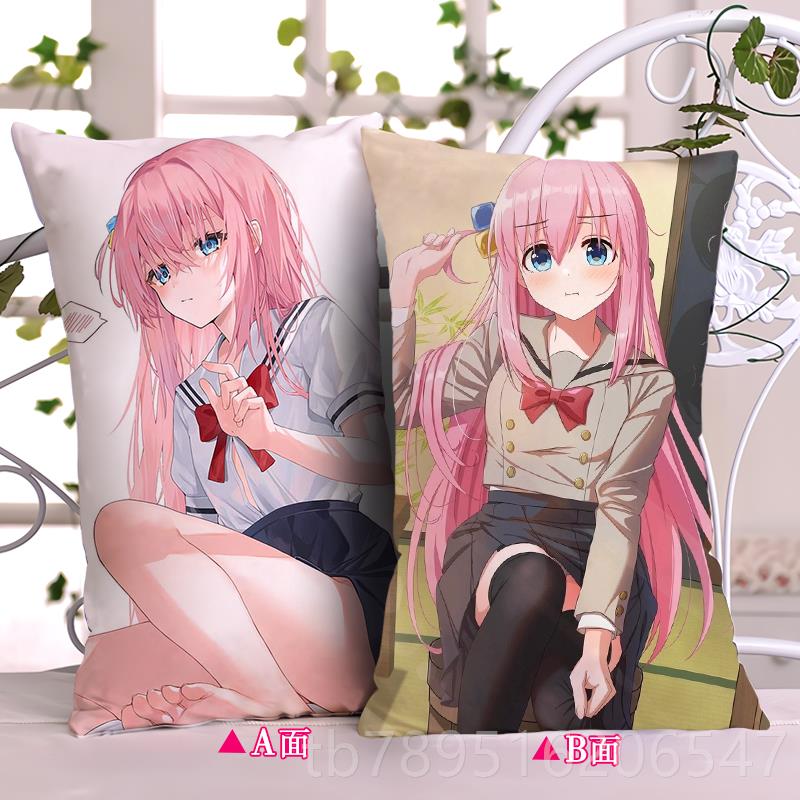 高档孤独摇滚抱枕田凉小波藤奇后一里二次元漫动周山边靠枕头定制
