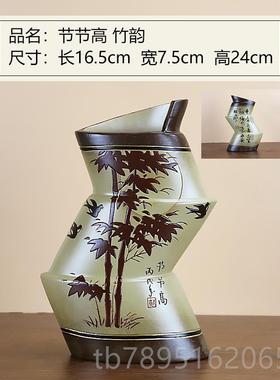 高档陶摆件云瓷南特色丽江民族风家饰工艺品中式居品博古架古董架