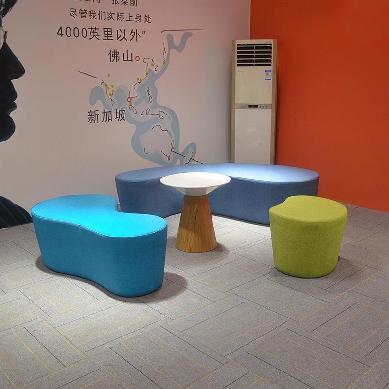 商务个性办人公室休息创不规则异形意接待1589635洽谈会客沙发三