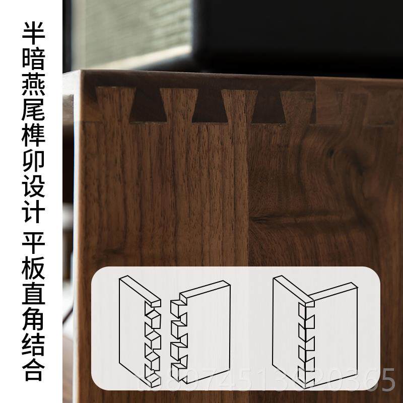 正品木北美黑胡桃木木实书架实书柜隔断柜置物架展示柜博古架原全