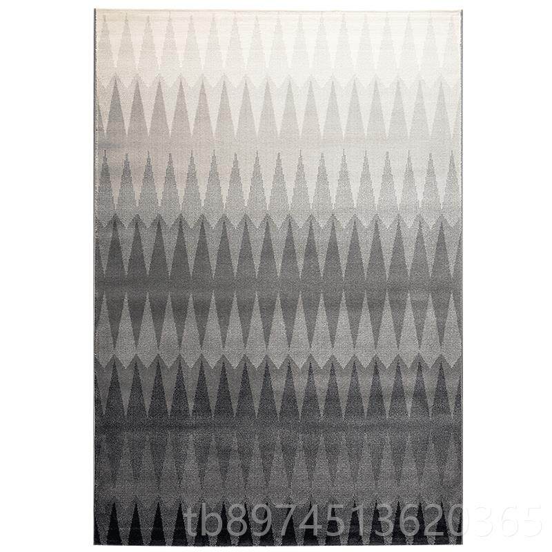 正品D高ammi 进口客简厅卧室地床毯灰色美式轻奢北欧现代约端房间