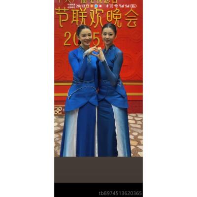 正品225春晚款喜上枝头舞蹈0演出服舞台服典装古服饰喜鹊同上枝头
