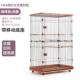 正品 bibegcat猫笼猫别n墅超自大由空间实木质三层室内家g用猫舍猫