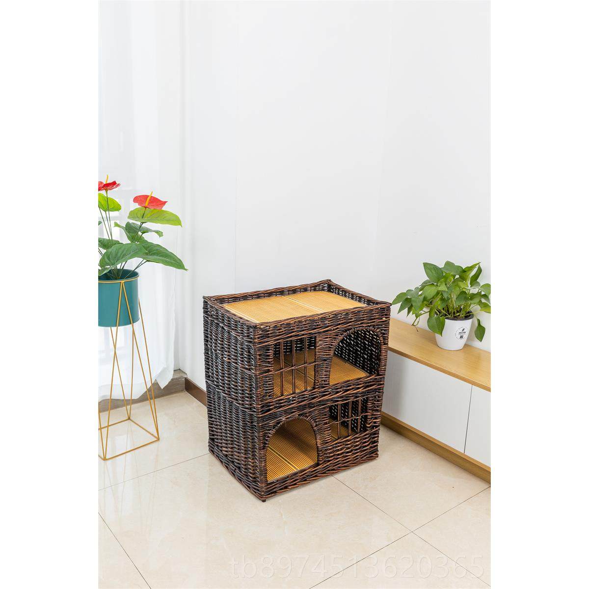 正品可四季通用柳编窝藤编猫床柳编双层别墅猫宠物窝猫房式子拆洗,宠物/宠物食品及用品,狗窝/屋/帐篷/沙发,淘宝优惠券,粉丝福利购,淘宝优惠卷