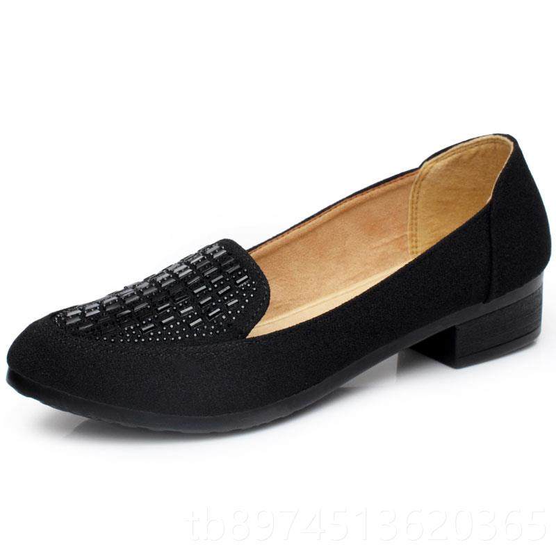 正品202妈4春季新款老北京布女士时尚脚中跟黑色工作鞋妈一蹬不累,女鞋,传统布鞋,淘宝优惠券,粉丝福利购,淘宝优惠卷