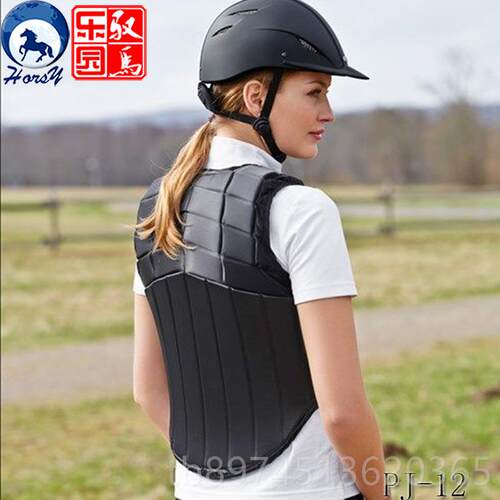 正品马术用护品 马护甲 术骑马安全防服有儿童骑马马背心护甲服装