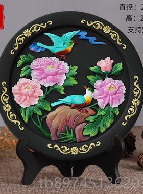 正品活性炭雕家居装饰品摆件酒品柜客厅创意现简约工艺代居乔迁新