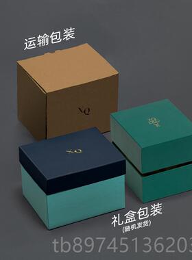 正品稀子奇艺术男威士忌士天生使浮雕冷水洋酒水玻璃杯日礼品盒装