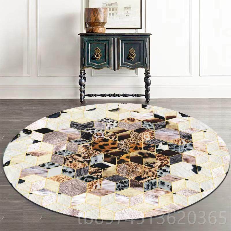正品牛皮图案地毯圆形毯地毯客厅茶几沙发毯椅圈衣帽间床边转比利,居家布艺,地毯,淘宝优惠券,粉丝福利购,淘宝优惠卷