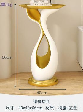 正品创意艺大型落地摆件盘轻奢托客厅电视术柜发边搬沙家乔迁新居