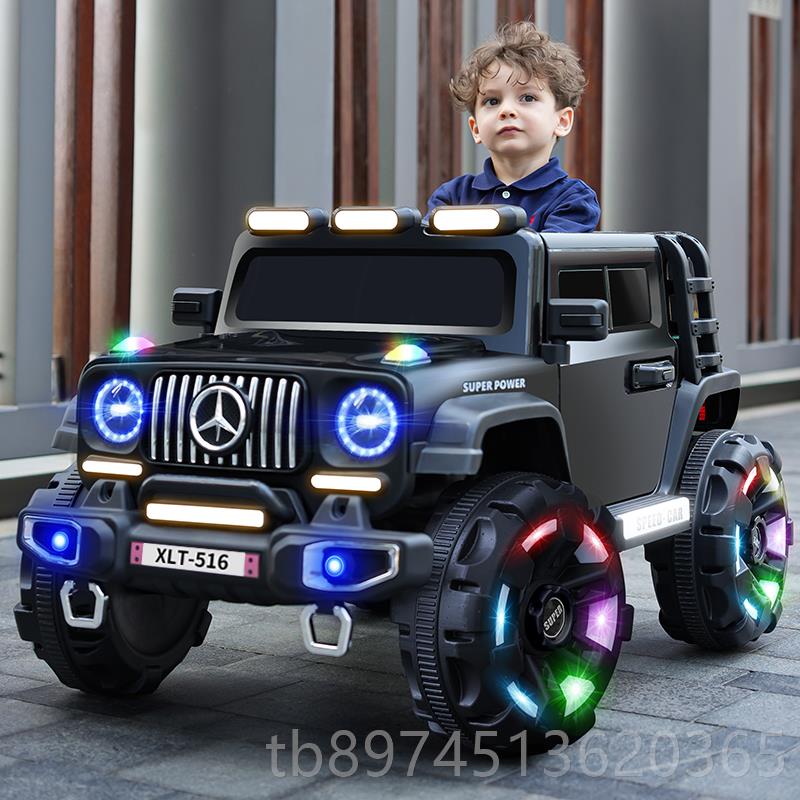 正品儿电动车四轮婴越野车男女孩宝宝汽车遥控充电车玩童具玩童可