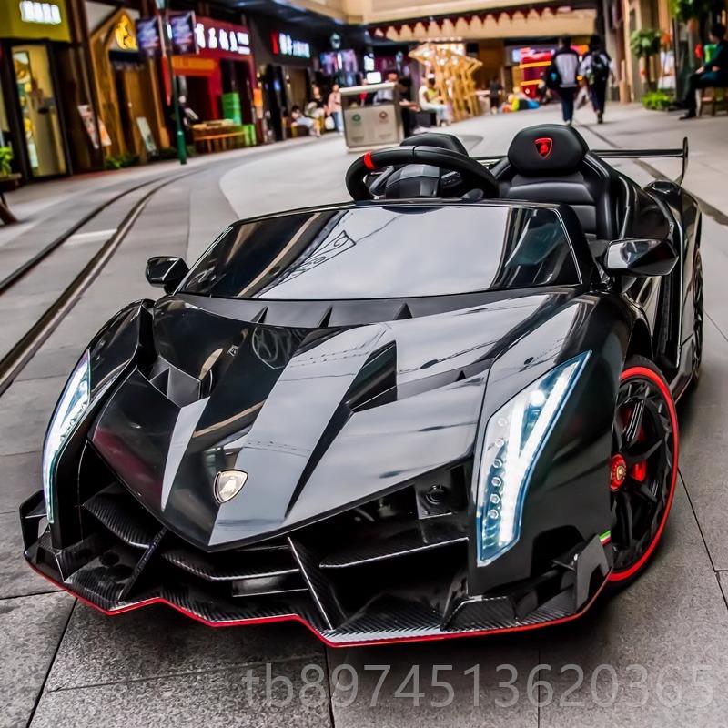 正品遥兰博基儿电动车四轮带控跑车男女小童孩宝宝可坐人电尼瓶车