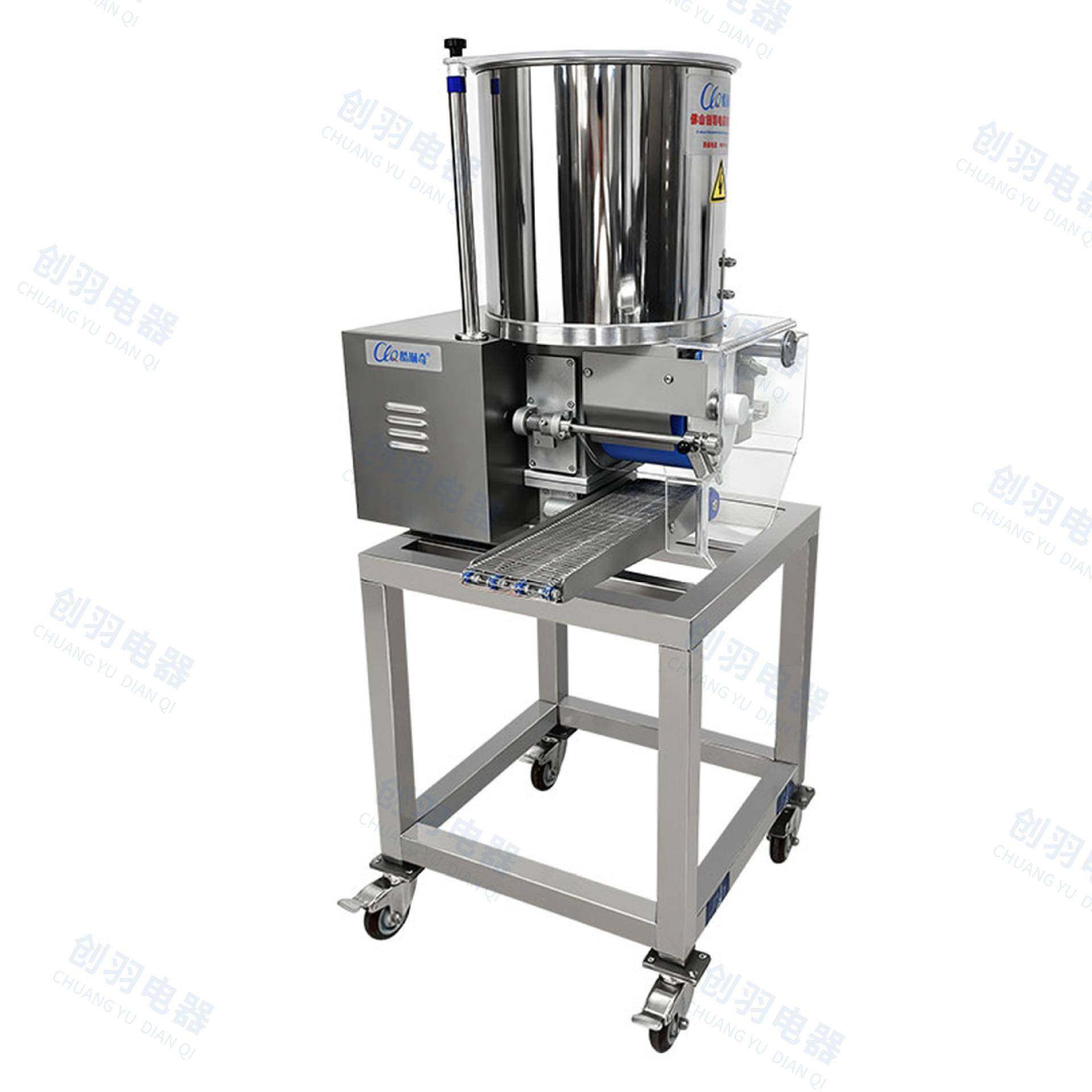 优选多功能梅菜素饼成型机手工单双土豆饼鱼糜塑型定型压铸肉饼机