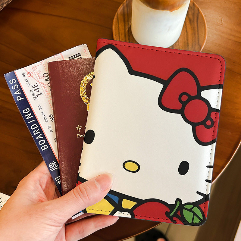 Kitty红色可爱卡套证件保护套卡