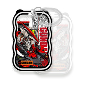 高达机甲战士透明软卡套校园卡学生饭卡门禁公交卡保护壳男女挂绳