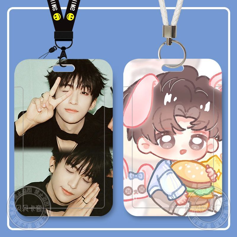 黄子弘凡高颜值周边学生滑盖饭卡公交卡身证件保护套门禁校园卡套定制