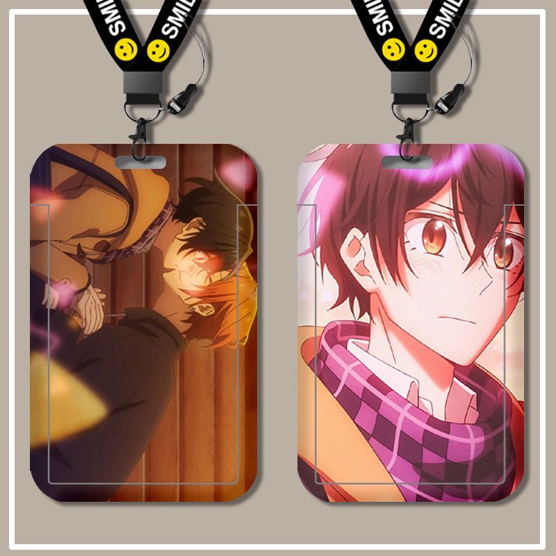 佐佐木与宫野学生卡公交卡饭卡校园门禁卡身份证工作证件工牌卡套水卡带挂绳钥匙扣保护套厂牌套校牌定制