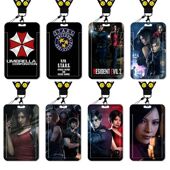 卡套生化危机四4饭卡学生公交地铁校园卡证件保护套校牌挂绳挂脖厂牌挂脖卡套高颜值ins伸缩