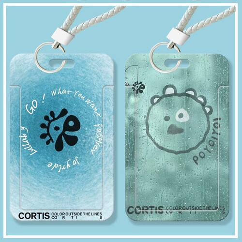 cortis创意周边学生滑盖卡套饭卡公交卡身份证件保护套门禁校定制
