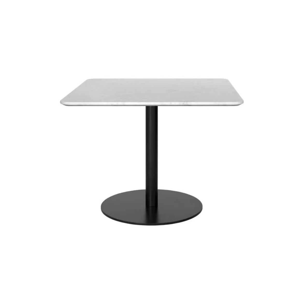 北欧岩板人气家用小方桌现代简约商用洽谈咖啡奶茶店西餐桌椅组合