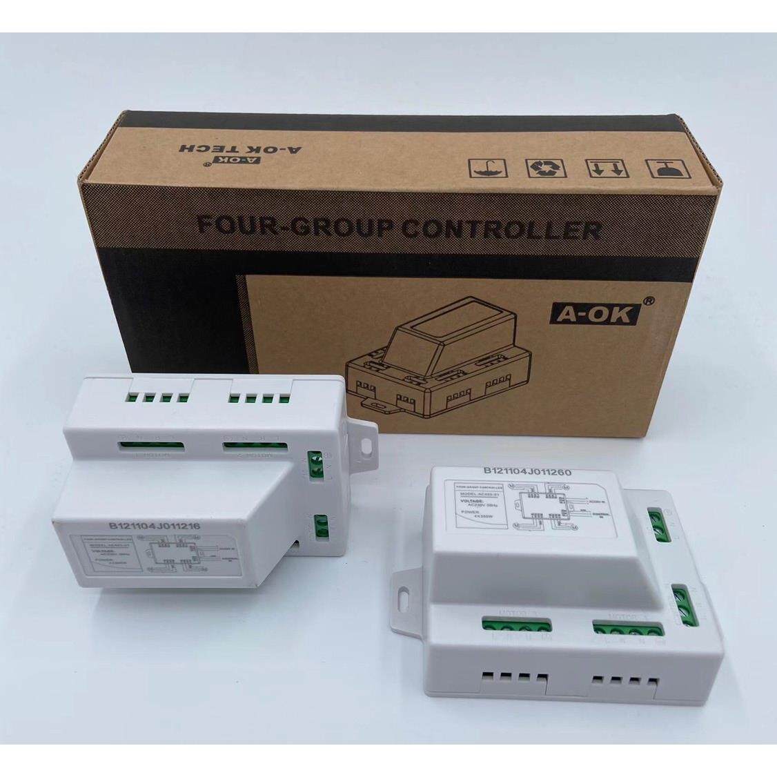 奥克Ac405组控制器电机同步器卷帘门四路组中央控制系统智能家居