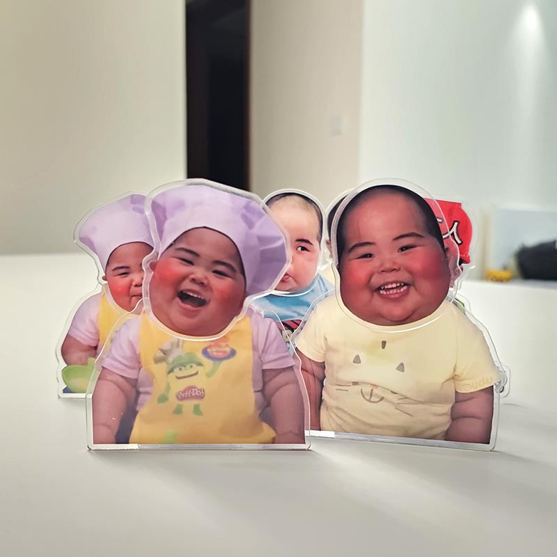 印尼小胖子摇头汽车摆件tatan打蛋摇摇乐车载表情包亚克力立牌女