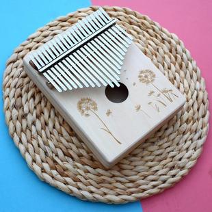 21音拇指琴卡林巴kalinba便携式 手指钢琴手拨琴生日礼物网红乐器