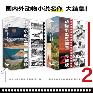 正版 动物小说五部曲典藏版2 全5册 沈石溪 长白山猎话狼图腾小狼小狼野马归野最后的獒王最后的藏羚群