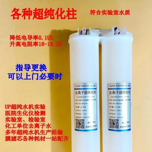 新款实验室超纯水机生化仪耗材超纯化柱反渗透柱去离子预处理滤芯