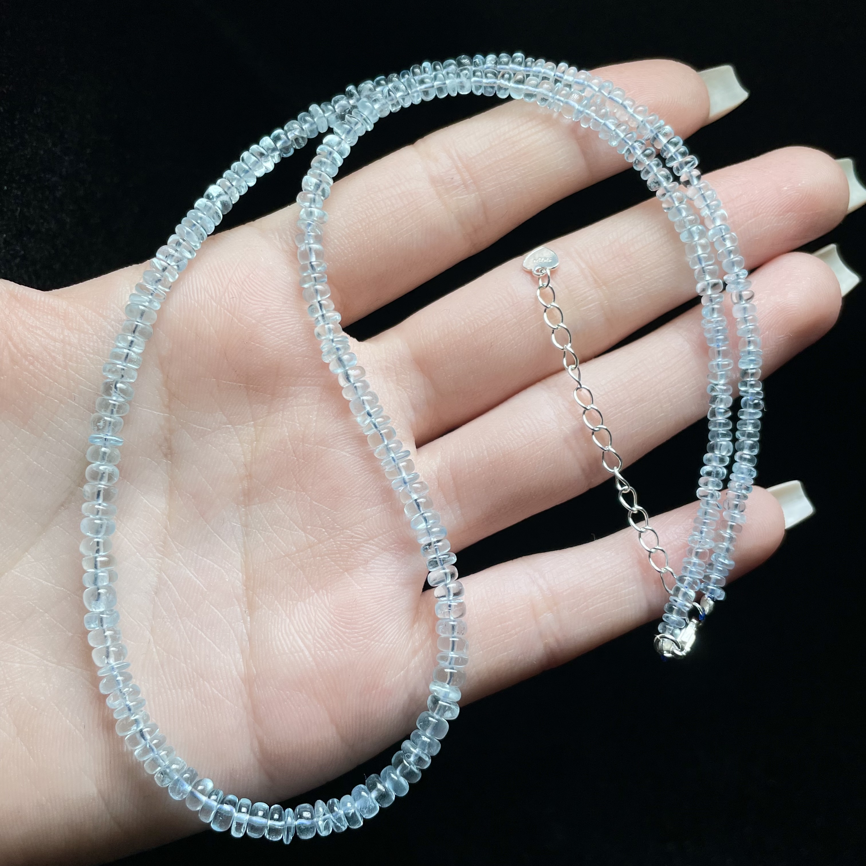 【云上叙】海蓝宝项链-多样性发一件-随型-V39126-E（商城）