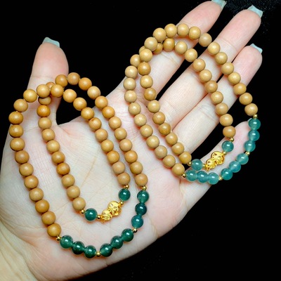 17 DS54527 老山檀DIY多圈手串-多样性发一件-5.5mm（甄选）