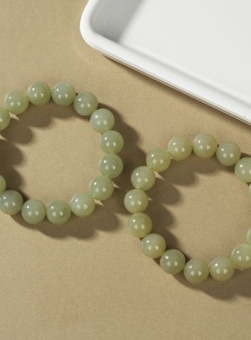 云上叙2 DS96165-和田玉手串-多样性发其一-约11.5mm+ （甄选）