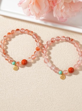 云上叙25 DS03530 南红DIY手串-多样性发其一-8mm（ 甄选）