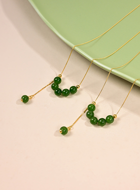 云上叙17 DS15685 和田玉项链-多样性发一件-5.5mm（甄选）