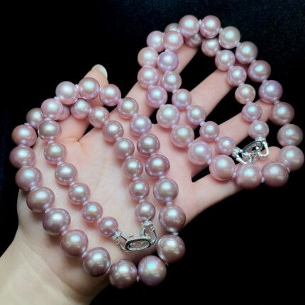 云上叙7 DS63988-淡水珍珠塔链—多样性发一件-9-12.5mm(甄选）