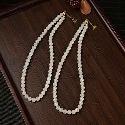 云上叙20 DS16841-和田玉项链-多样性发一件-约7.5mm（甄选）